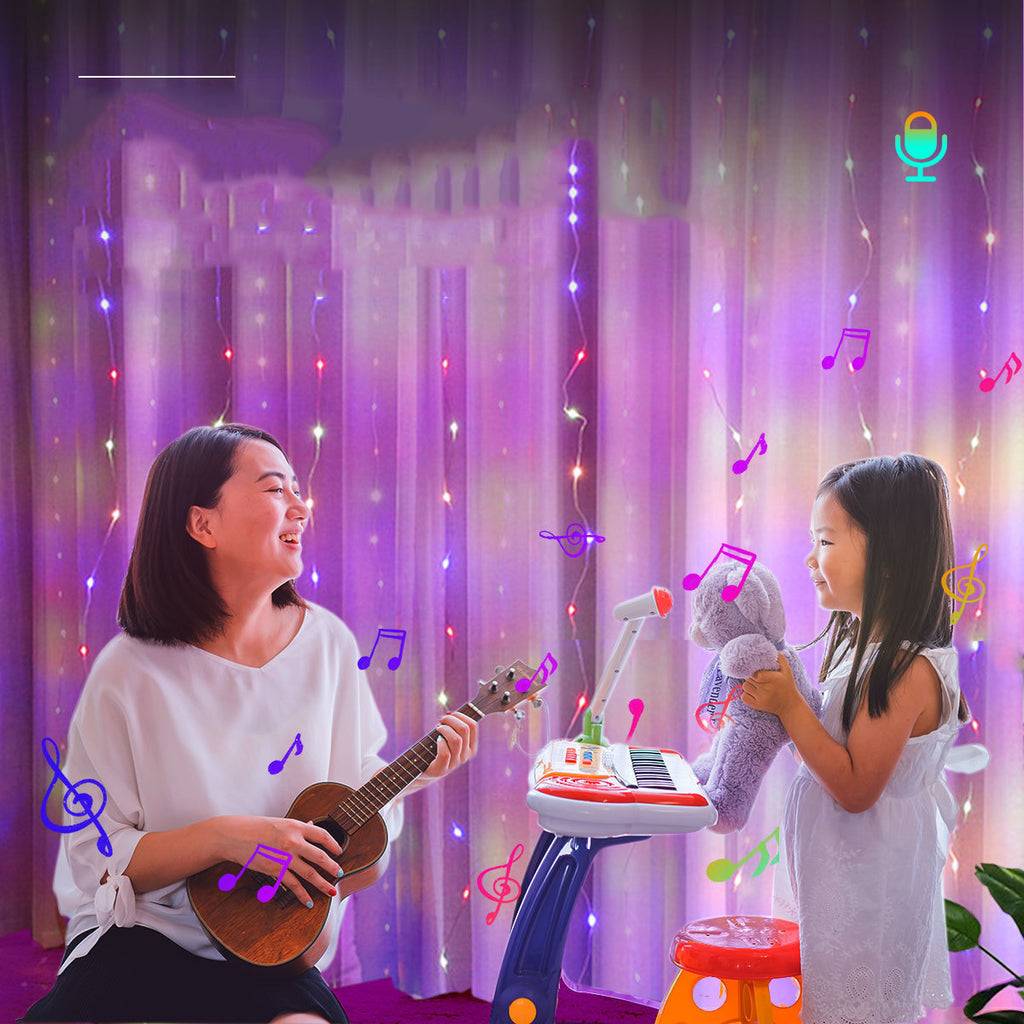 🎄✨ Șir de lumini RGB pentru bradul de Crăciun